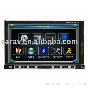7&quot; Double Din In dash Car DVD player with GPS built-in